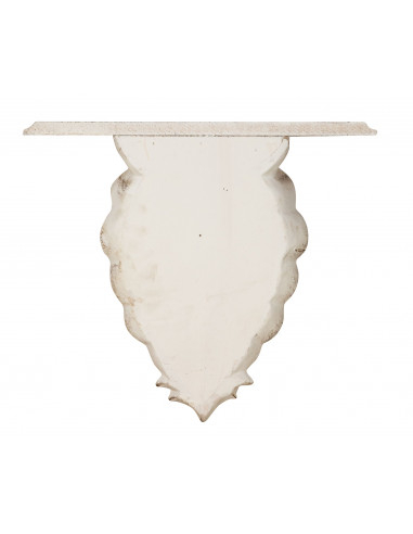 PRATELEIRA DE PAREDE EM MADEIRA ACABAMENTO BRANCO ANTIGO L39XDP24XH37 CM PRATELEIRA DE PAREDE EM MADEIRA ACABAMENTO BRANCO ANTIGO L39XDP24XH37 CM