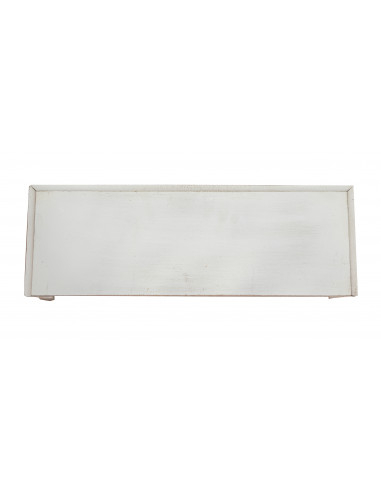 PRATELEIRA DE PAREDE DE MADEIRA ACABAMENTO BRANCO ANTIGO L46XDP17XH22 CM FEITO NA ITÁLIA PRATELEIRA DE PAREDE DE MADEIRA ACABAMENTO BRANCO ANTIGO L46XDP17XH22 CM FEITO NA ITÁLIA