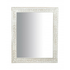 SPECCHIERA DA PARETE VERTICALE/ORIZZONTALE IN LEGNO FINITURA IN FOGLIA ORO ANTICATO L87XPR5,5XH105 CM MADE IN ITALY