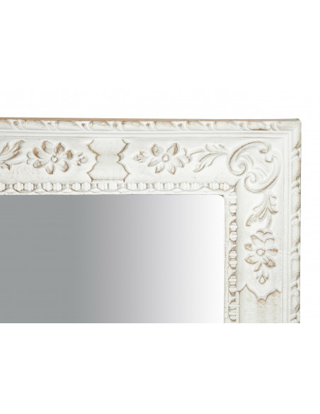 SPECCHIERA DA PARETE VERTICALE/ORIZZONTALE IN LEGNO FINITURA IN FOGLIA ORO ANTICATO L87XPR5,5XH105 CM MADE IN ITALY