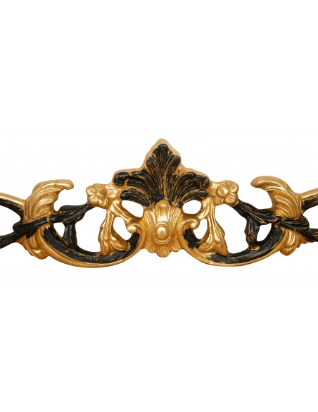 PORTA DE MADEIRA ACABAMENTO EM FOLHA DE OURO ANTIGO L136XDP6XH37 cm Fabricado na Itália
