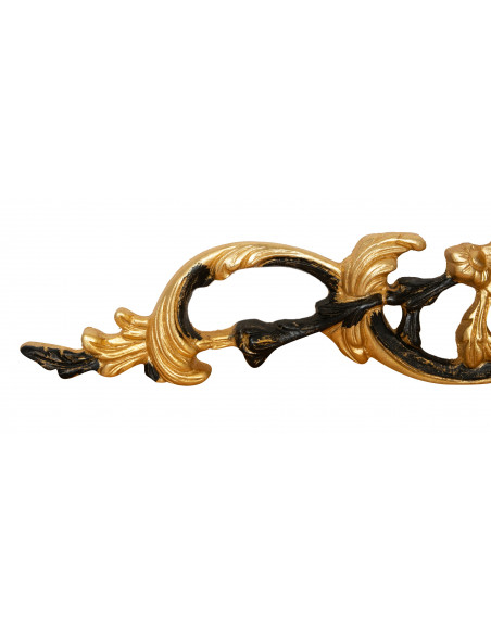 PORTA DE MADEIRA ACABAMENTO EM FOLHA DE OURO ANTIGO L136XDP6XH37 cm Fabricado na Itália