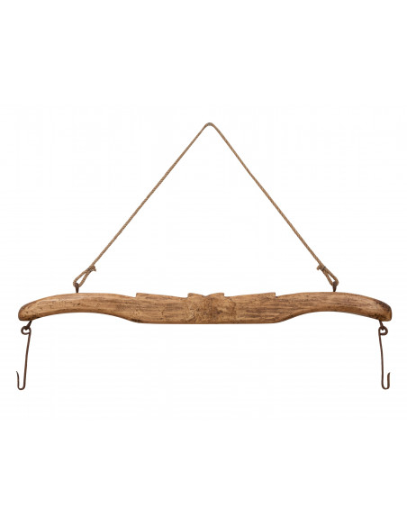 Bras en bois massif de tilleul L161xPR8xH41 cm