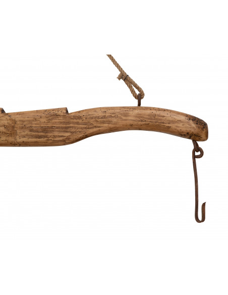 Bras en bois massif de tilleul L161xPR8xH41 cm