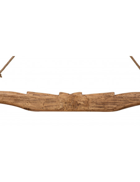 Bras en bois massif de tilleul L161xPR8xH41 cm