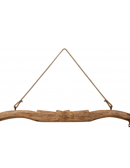 Bras en bois massif de tilleul L161xPR8xH41 cm
