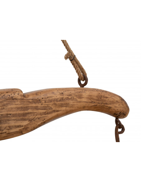 Bras en bois massif de tilleul L161xPR8xH41 cm