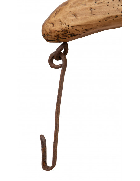 Bras en bois massif de tilleul L161xPR8xH41 cm