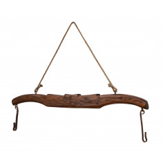 Bras en bois massif de tilleul L161xPR8xH41 cm 2
