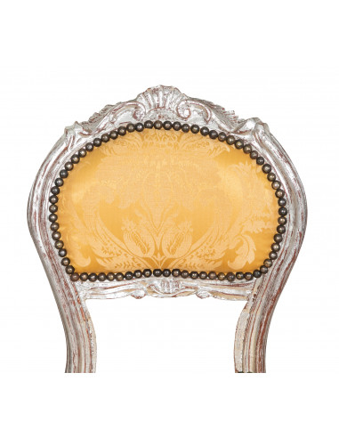 Poltrona Louis XVI em madeira maciça de faia L42XPR45XH90 cm Poltrona Louis XVI em madeira maciça de faia L42XPR45XH90 cm