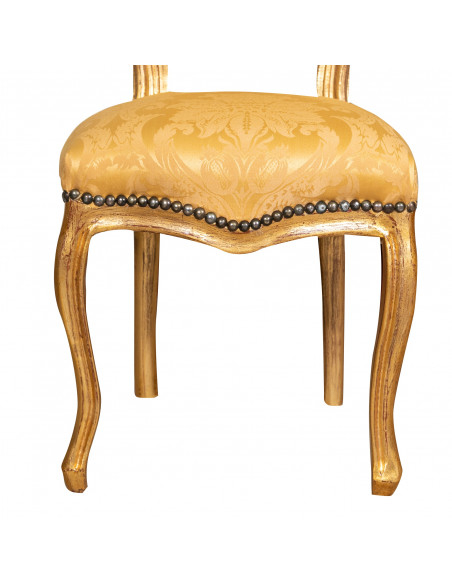 SEDIA STILE FRANCESE LUIGI XVI IN LEGNO MASSELLO DI FAGGIO