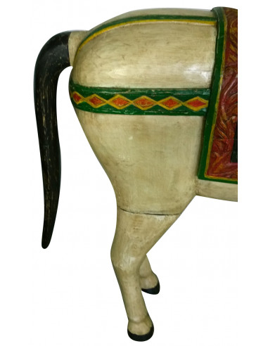 Cavallo in legno massiccio dipinto L34xPR200xH210 cm Cavallo in legno massiccio dipinto L34xPR200xH210 cm