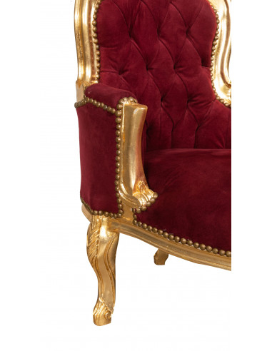POLTRONA PAOLINA STILE FRANCESE LUIGI XVI IN LEGNO MASSELLO DI FAGGIO POLTRONA PAOLINA STILE FRANCESE LUIGI XVI IN LEGNO MASSELLO DI FAGGIO