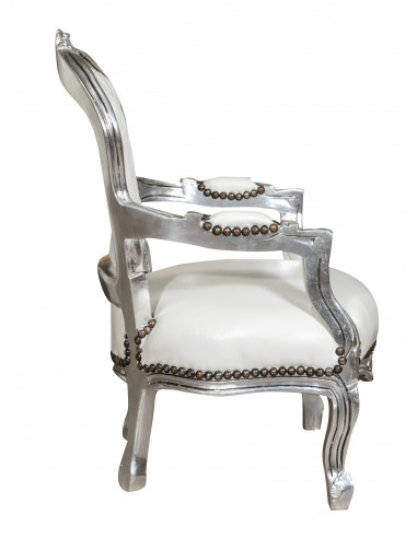 POLTRONA STILE FRANCESE LUIGI XVI IN LEGNO MASSELLO DI FAGGIO POLTRONA STILE FRANCESE LUIGI XVI IN LEGNO MASSELLO DI FAGGIO