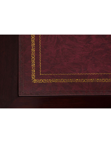 Scrivania scrittoio in legno massello di mogano finitura noce 126x65x75  cm Scrivania scrittoio in legno massello di mogano finitura noce 126x65x75  cm