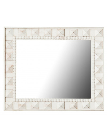 Specchiera da appendere verticale/orizzontale 77x5x93 cm finitura bianca anticata