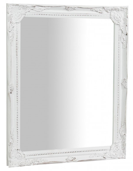 Specchiera da appendere verticale/orizzontale 36,5x3x47 cm finitura bianco anticato