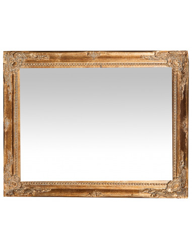 Espelho suspenso vertical/horizontal 36,5x3x47 cm acabamento em ouro antigo Espelho suspenso vertical/horizontal 36,5x3x47 cm acabamento em ouro antigo