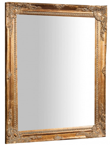 Specchiera da appendere verticale/orizzontale 36,5x3x47 cm finitura oro anticato