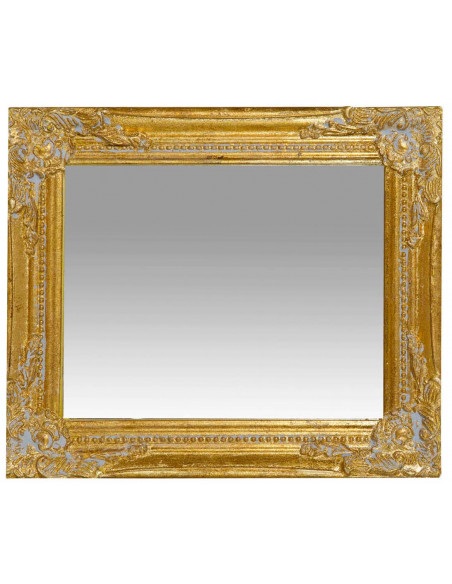 Specchiera da appendere verticale/orizzontale 27x3x32 cm finitura oro anticato