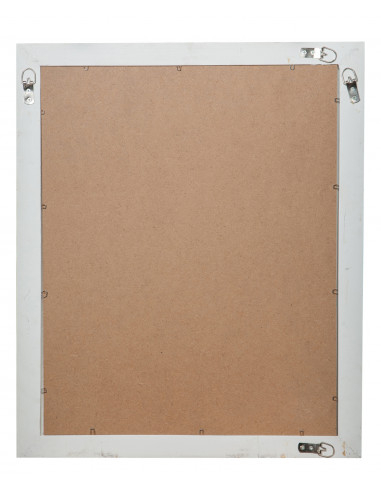 Espelho suspenso vertical/horizontal 47x3x57 cm acabamento branco antigo Espelho suspenso vertical/horizontal 47x3x57 cm acabamento branco antigo