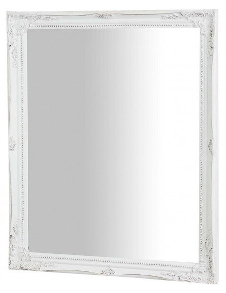 Specchiera da appendere verticale/orizzontale 47x3x57 cm finitura bianco anticato