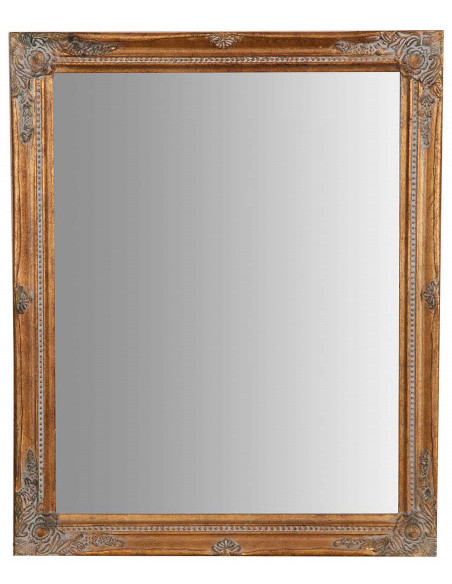 Specchiera da appendere verticale/orizzontale 47x3x57 cm finitura oro anticato
