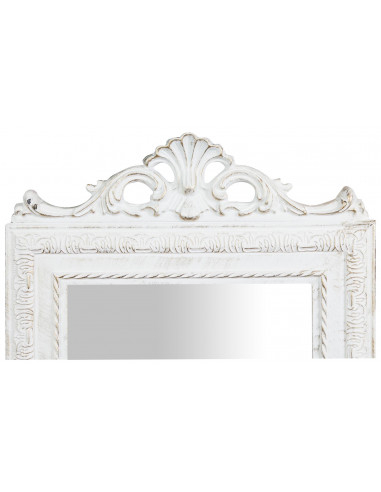 Specchiera da appendere  35x2x90 cm finitura bianco anticato Specchiera da appendere  35x2x90 cm finitura bianco anticato