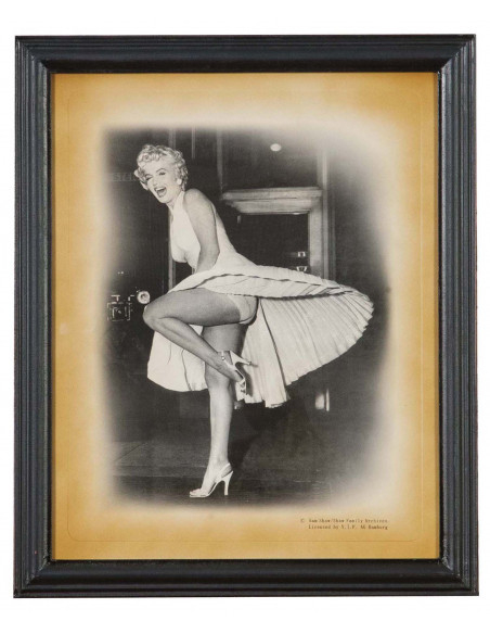 Quadro in legno con stampa fotografica Marilyn Monroe L56xPR2xH66 cm