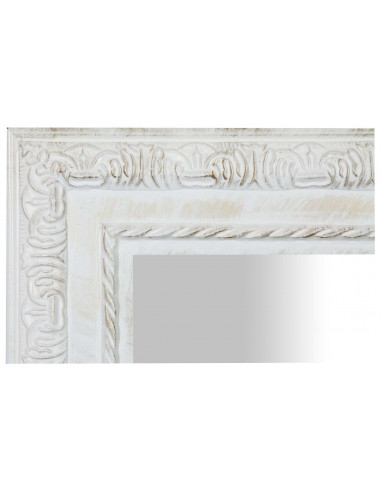 Espelho suspenso vertical/horizontal 35x2x82 cm acabamento branco antigo Espelho suspenso vertical/horizontal 35x2x82 cm acabamento branco antigo