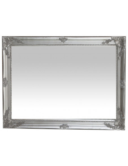 Specchiera da appendere verticale/orizzontale 62x3x82 cm finitura argento anticato