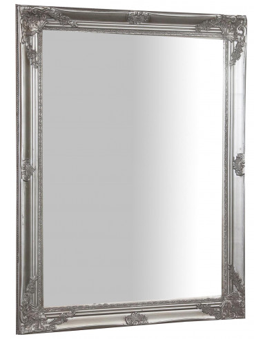 Specchiera da appendere verticale/orizzontale 62x3x82 cm finitura argento anticato