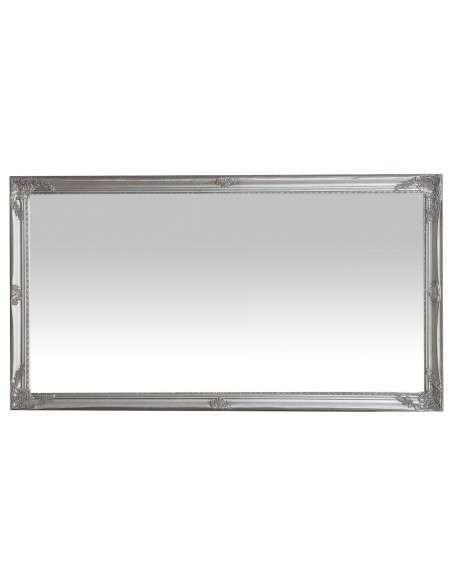 Specchiera da appendere verticale/orizzontale 72x3x132 cm finitura argento anticato