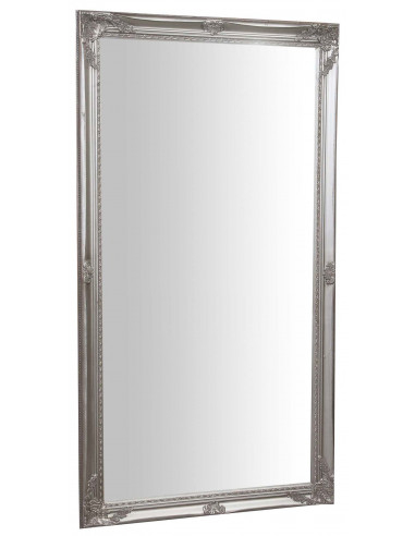 Specchiera da appendere verticale/orizzontale 72x3x132 cm finitura argento anticato