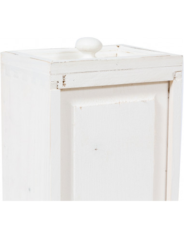 Móvel de TV country em madeira maciça de limão com acabamento branco antigo 150x51x56 cm Móvel de TV country em madeira maciça de limão com acabamento branco antigo 150x51x56 cm