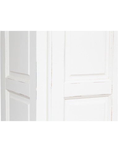 Armário country em madeira maciça de limão com acabamento branco antigo 100x50x210 cm Armário country em madeira maciça de limão com acabamento branco antigo 100x50x210 cm