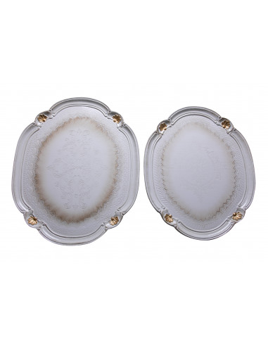 SET DUE VASSOI IN LEGNO FIORENTINI SET DUE VASSOI IN LEGNO FIORENTINI