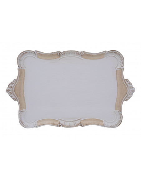 SET DUE VASSOI IN LEGNO FIORENTINI