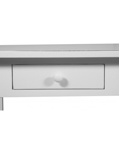 Móvel de TV country em madeira maciça de limão com acabamento branco antigo 110x40x50 cm Móvel de TV country em madeira maciça de limão com acabamento branco antigo 110x40x50 cm