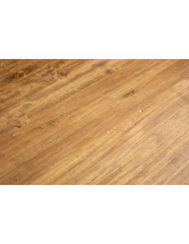 Tavolo Country allungabile in legno massello di tiglio struttura bianca anticata piano naturale L120xPR80xH80 cm. Made in Italy Tavolo Country allungabile in legno massello di tiglio struttura bianca anticata piano naturale L120xPR80xH80 cm. Made in Italy