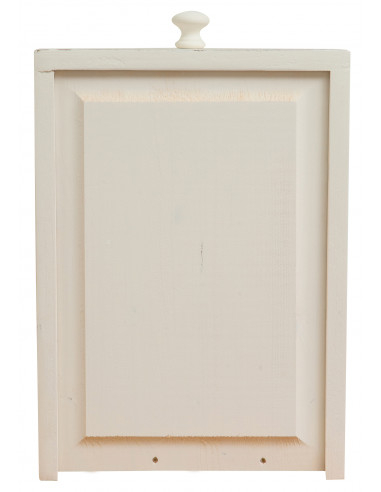 Credenza Country in legno massello di tiglio finitura bianca anticata 142x50x225 cm Credenza Country in legno massello di tiglio finitura bianca anticata 142x50x225 cm