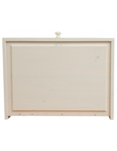 Credenza Country in legno massello di tiglio finitura bianca anticata 142x50x225 cm Credenza Country in legno massello di tiglio finitura bianca anticata 142x50x225 cm