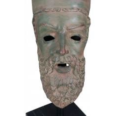 Testa in bronzo  15x43x20 cm 2