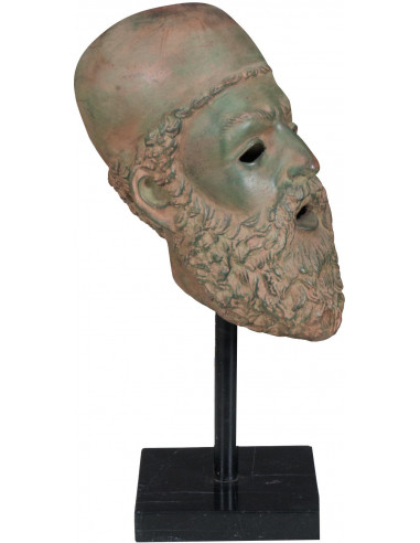 Testa in bronzo  15x43x20 cm Testa in bronzo  15x43x20 cm