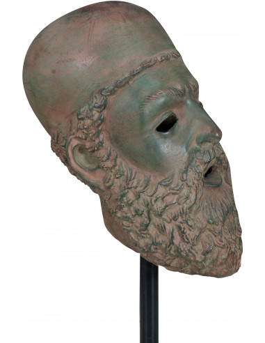 Testa in bronzo  15x43x20 cm Testa in bronzo  15x43x20 cm