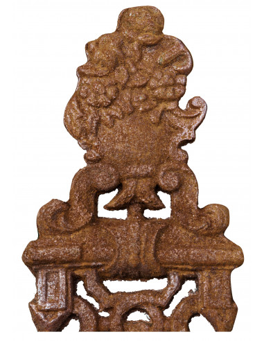 Cruz em ferro fundido com acabamento ferrugem natural 85x4x175 cm Cruz em ferro fundido com acabamento ferrugem natural 85x4x175 cm