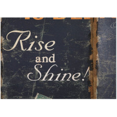 Separé 'GALLO' con stampa monofacciale su tela in juta grezza L45xPR9xH183 cm 2