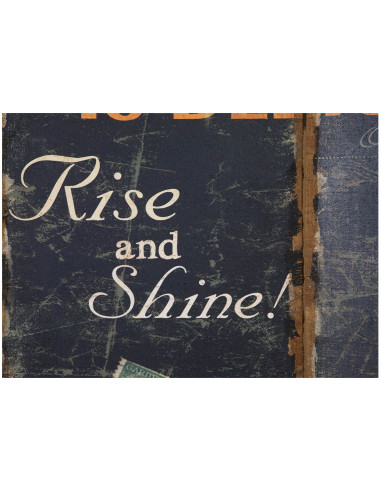 Divisória 'ROOSTER' com impressão unilateral em tela de juta crua L45xDP9xA183 cm Divisória 'ROOSTER' com impressão unilateral em tela de juta crua L45xDP9xA183 cm