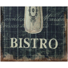 Stampa 'CUCCHIAIO' su tela in juta grezza anticata L40xPR2xH120 cm 2