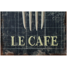 Stampa 'FORCHETTA' su tela in juta grezza anticata L40xPR2xH120 cm 2